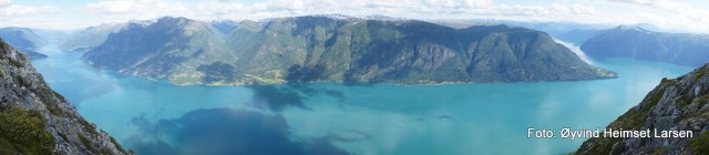 Fjordutsikt ved Molden sommaren 2012